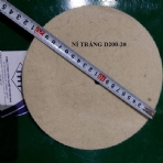 Nỉ trắng D200 - 20mm